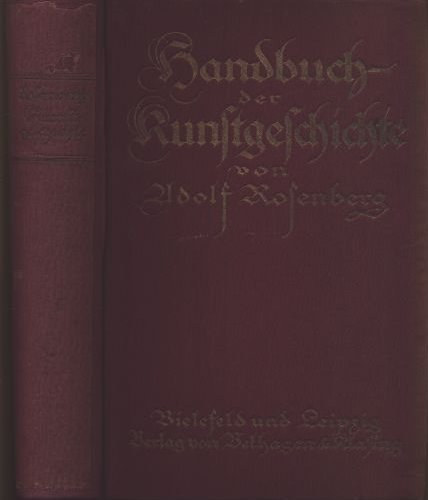 Adolf Rosenberg - Handbuch der Kunstgeschichte