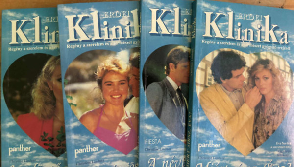 4 db Erdei Klinika romantikus k�nyv
