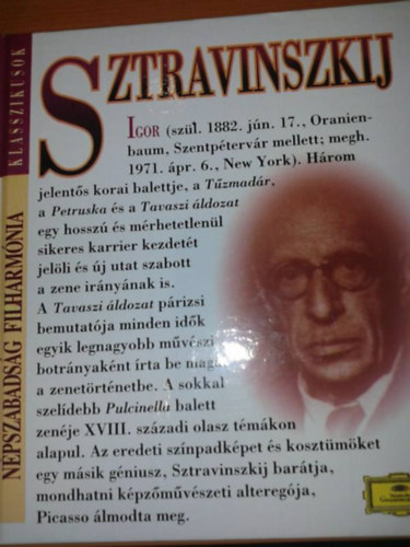 Sztravinszkij (La Gran Musica + CD)