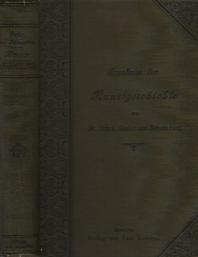 F. F. G. von Ravensburg - Grundriss der Kunstgeschichte