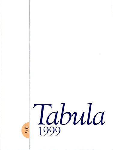 Fejs Zoltn  (fszerkeszt) - Tabula 1999 2(1)