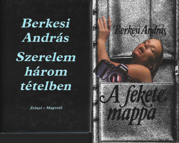 Berkesi Andr�s - 2 db k�nyv, Szerelem h�rom t�telben, A fekete mappa
