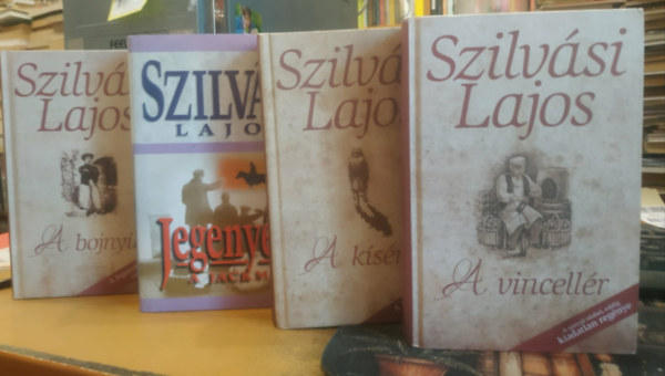 Szilvási Lajos - 4 db Szilvási Lajos: A Jegenyék sorozat (A bojnyik; A jackman; A kísértet) és a Vincellér a szerző utolsó regénye