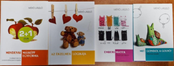 M�r� L�szl� - 4db M�r� L�szl� k�nyv:Az �rzelmek logik�ja + Mit gondol a goly� + Emberi matek+ Mindenki m�sk�pp egyforma