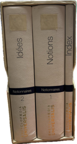 Dictionnaire des Notions et Ides I-III. (Fogalmak s tletek sztra - I-III.) Francia nyelven