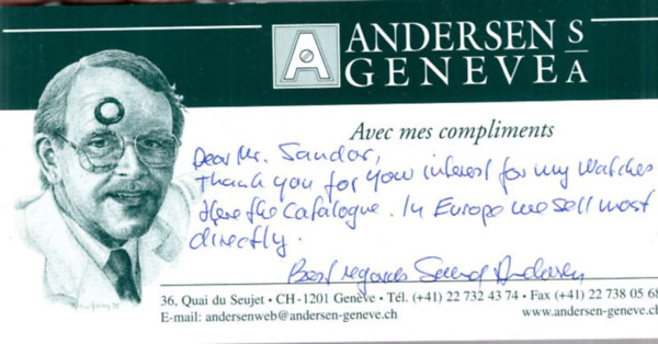 Andersen Geneve (francia rakatalgusok 3 db) dediklt