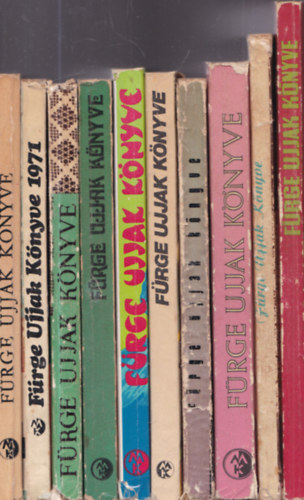 10 db. Fürge Ujjak Könyvek - 1963, 1965, 1966, 1968, 1969, 1970, 1971, 1973, 1977, 1978