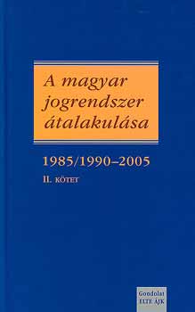 A magyar jogrendszer talakulsa II.