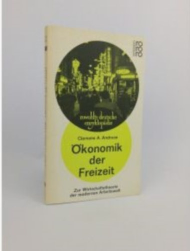 Clemens-August Andreae - Ökonomik der Freizeit