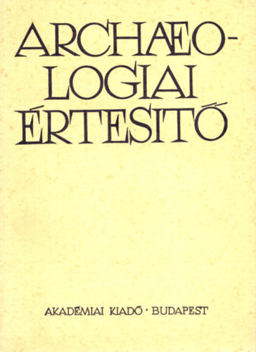 Archeolgiai rtest 1983 1-2. szm (110)