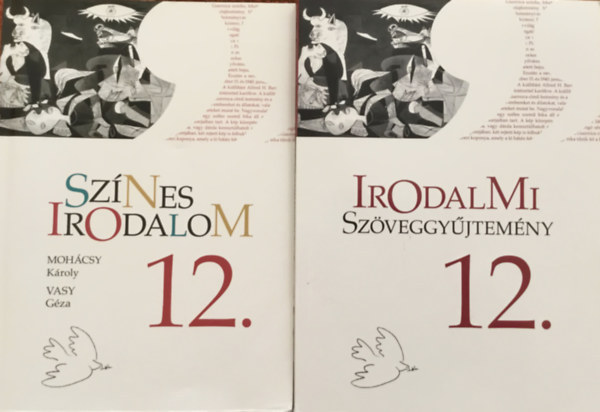 Vasy Gza Mohcsy Kroly - Sznes irodalom 12. + Irodalmi szveggyjtemny 12. (2 ktet)