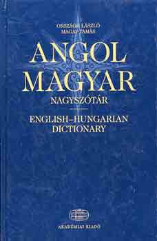 Orszgh Lszl-Magay Tams - Angol-magyar nagysztr
