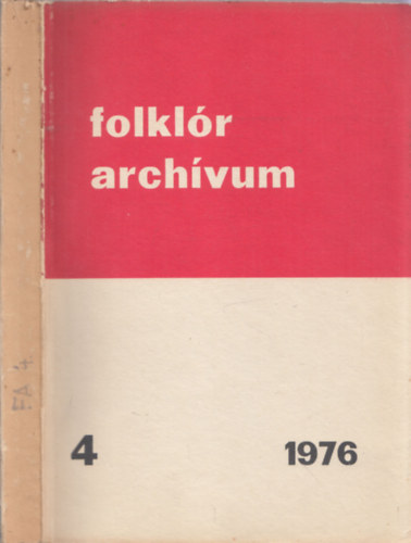 Hoppál Mihály - Folklór archívum 4.