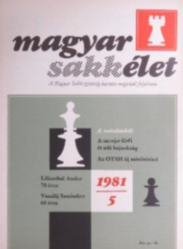 Magyar Sakklet 1981. 5. mjus