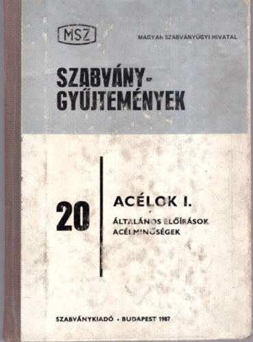 Szabv�nygy�jtem�nyek - ac�lok I.