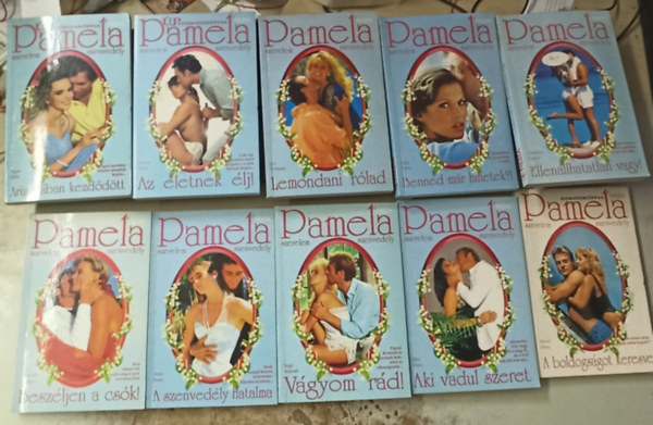 Lee Pattinson, Joyce Varney, Charlotte Hughes, Több szerző Brenda Martin - 10 db Pamela romantikus kötet
