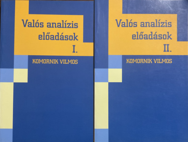 Komornik Vilmos - Vals analzis eladsok I-II