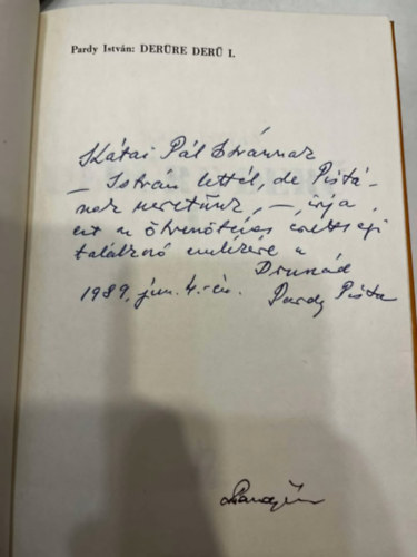 Pardy Istvn - Derre der I. (Dediklt)
