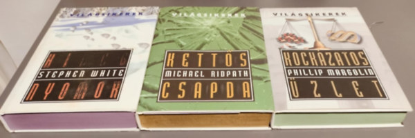 Phillip Margolin, Michael Ridpath Stephen White - Világsikerek krimik: Hideg nyomok + Kockázatos üzlet + Kettős csapda (3db)