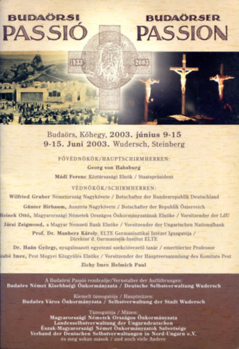 Kov�cs J�zsef L�szl� - Buda�rsi passi� - Buda�rser Passion