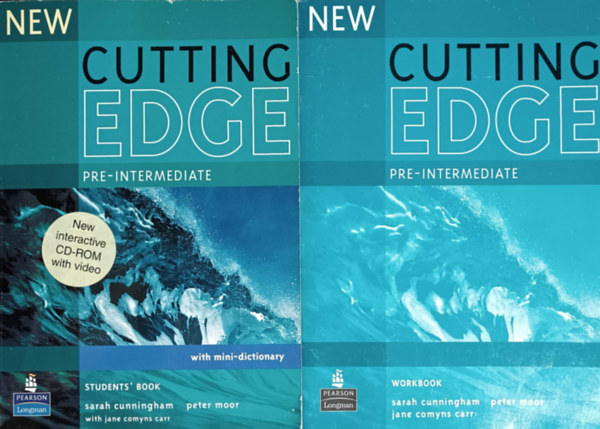 Peter Moor, Jane Comyns Carr Sarah Cunningham - New Cutting Edge Pre-Intermediate Students' Book, with mini-dictionary + Workbook