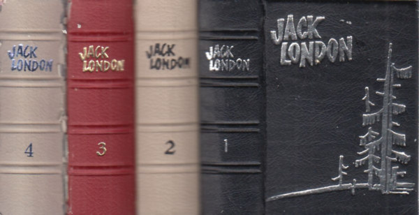 Jack London - Jack London 1-4. (miniknyv, piros szmozs)- Az ersek ereje, szaki Odsszeia, Az let trvnye, Az roktl dlre
