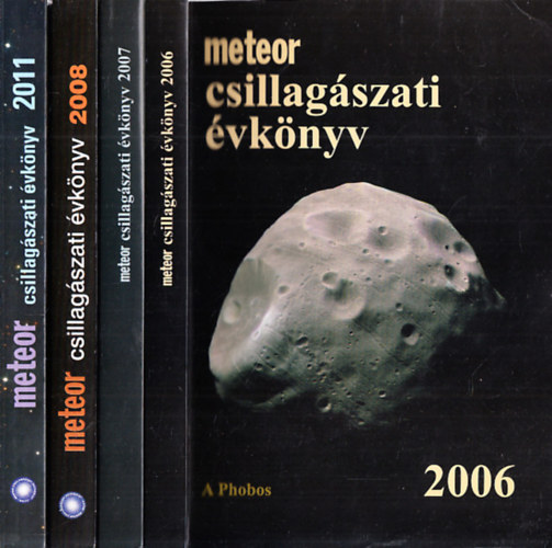 4db. Meteor csillagszati vknyv: 2006, 2007, 2008, 2011