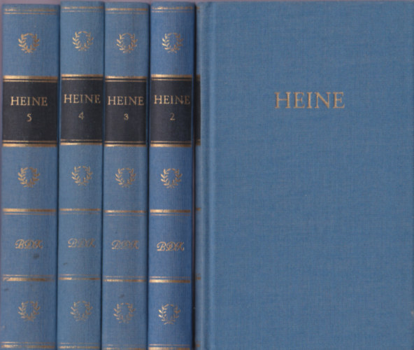 Bibliothek Deutscher Klassiker - Heines Werke mveivel knyvcsomag 5 db