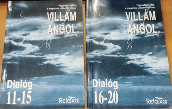 Dr. Dálnoki-Fésűs András, Vereckeiné Sziklai Inez Bärbel Hildebrandt-Dommel - 2 db Villám Angol: Dialóg 11-15 + Dialóg 16-20 (Relaxa)