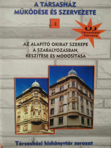 Mile Blint - A trsashz mkdse s szervezete 2. - Az alapt okirat szerepe a szablyozsban, ksztse s mdostsa