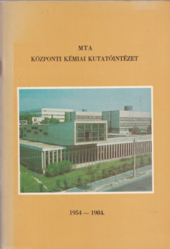 Dr. Vinkler Pter - MTA Kzponti Kmiai Kutatintzet 1954-1984