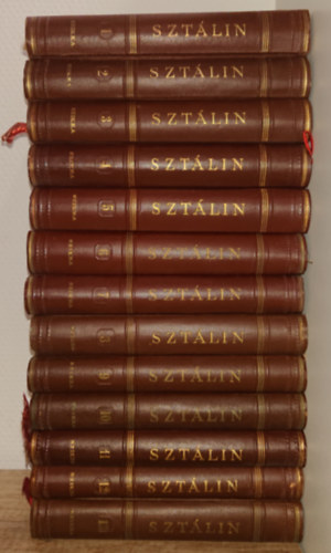 J.V. Sztálin - J. V. Sztálin művei 1-13. - a teljes sorozat
