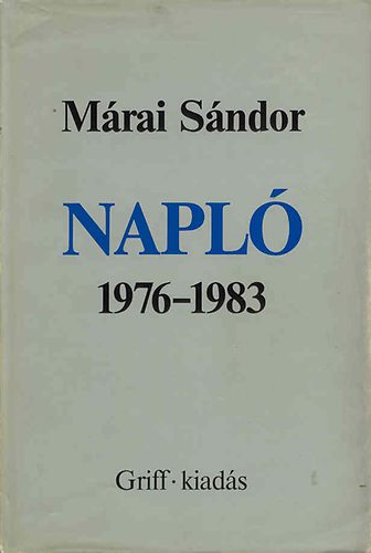 Mrai Sndor - Napl (1976-1983)