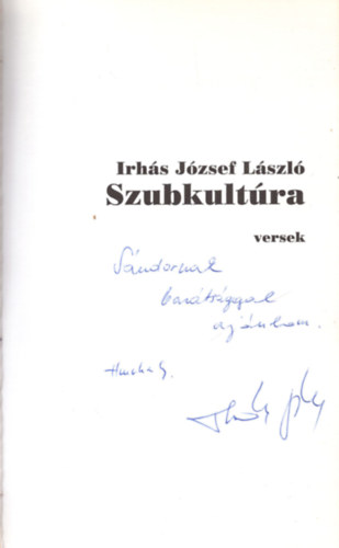 Irhs Jzsef Lszl - Szubkultra