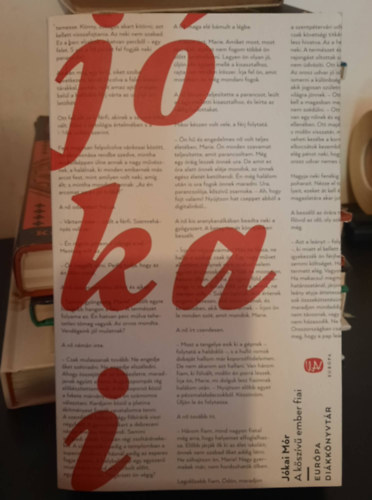 J�kai M�r - A k�sz�v� ember fiai - Eur�pa di�kk�nyvt�r