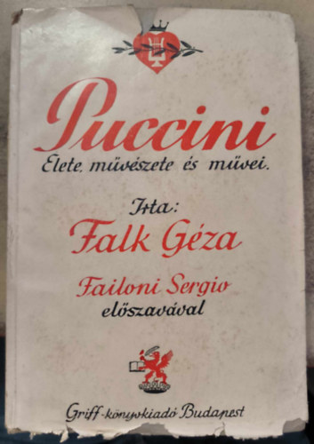 Falk Gza - Puccini lete, mvszete s mvei