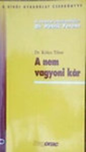 Dr. K�les Tibor - A nem vagyoni k�r