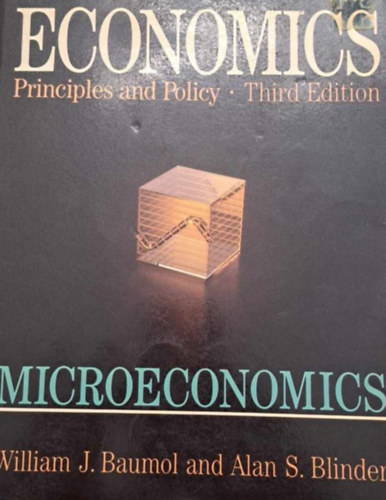 William J. Baumol; Alan S. Blinder - Economics - Principles and Policy (Third Edition)