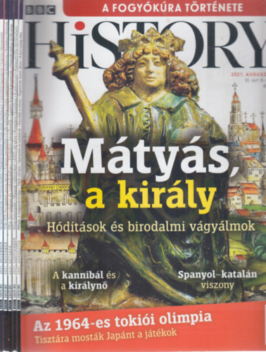 BBC History 2021/8-12. szmok (5 db. lapszm)