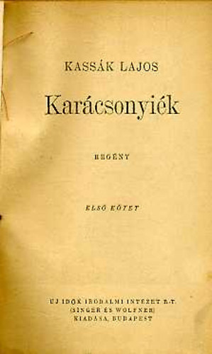 Kassk Lajos - Karcsonyik