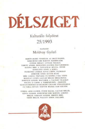 Moldvay Gyz - Dlsziget - Kulturlis folyirat 1993/25