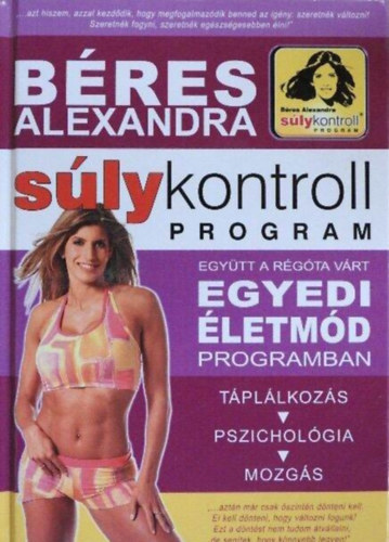 Szab� Bea  B�res Alexandra (szerk.), Kub�nyi Jol�n (lektor) - S�lykontroll program - Egy�tt a r�g�ta v�rt egyedi �letm�d programban: T�pl�lkoz�s, pszichol�gia, mozg�s