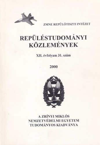 Replstudomnyi kzlemnyek XII. vfolyam 31. szm 2000/3.