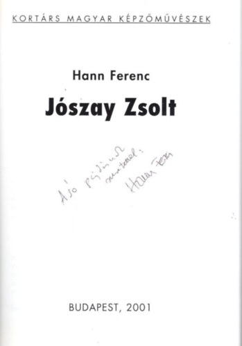 Hann Ferenc - Jszay Zsolt - dediklt