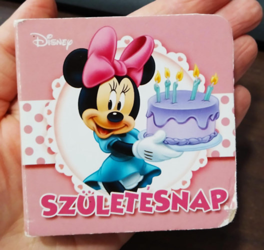 Születésnap - Disney mese (7 x 7 cm keménytáblás, kihajtható)
