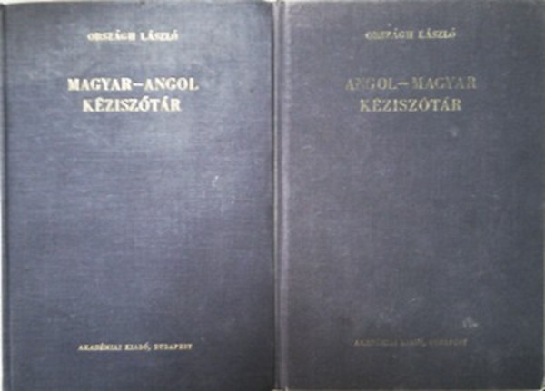 Angol-Magyar + Magyar-Angol kzisztr (Orszgh)