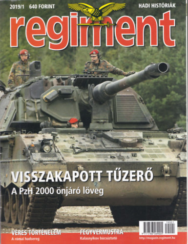 T�r�s  Istv�n  (F�szerk.) - 4db Regiment magazin sz�rv�nysz�m: 2019/1, 2, 4, 5