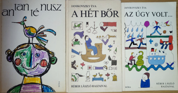 Janikovszky va - 3db klasszikus meseknyv - Janikovszky va-A ht br, Az gy volt..., Antantnusz (Blint Endre rajzaival)