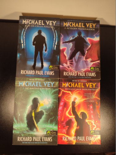 Richard Paul Evans - Michael Vey 1-4. (A 25-�s cella foglya, Az Elgen felemelked�se, Az Ampere csat�ja, Vad�szat J�de S�rk�nyra)