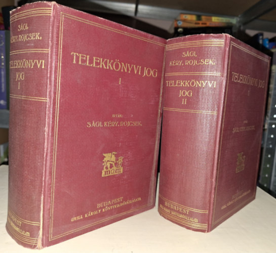 Sgi-Dr. Kry-Rojcsek - Telekknyvi jog I-II.